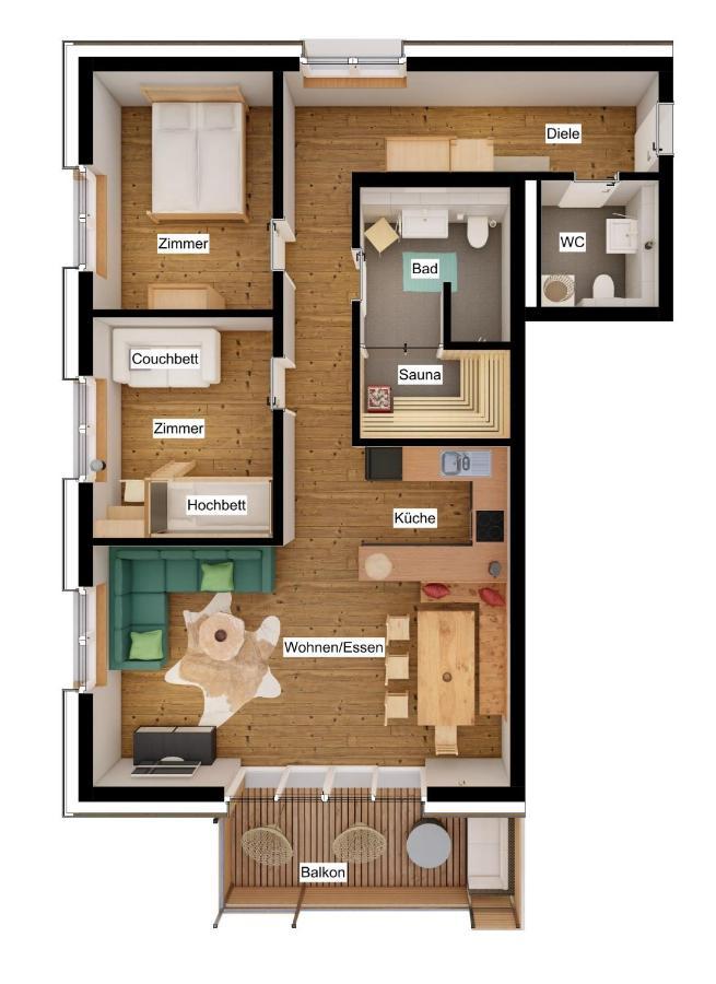 Feldberg Apartment - Direkt An Der Skipiste - Mit Sauna エクステリア 写真